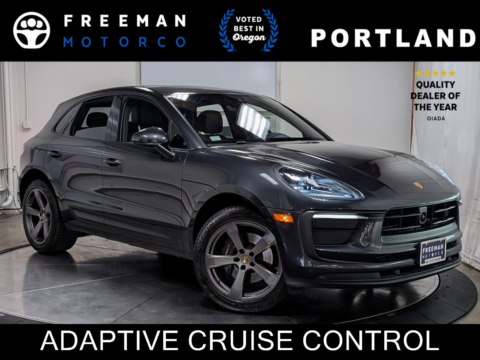 Gray (Volcano Grey Metallic) 2024 Porsche Macan SUV / Crossover All-Wheel Drive Automatic