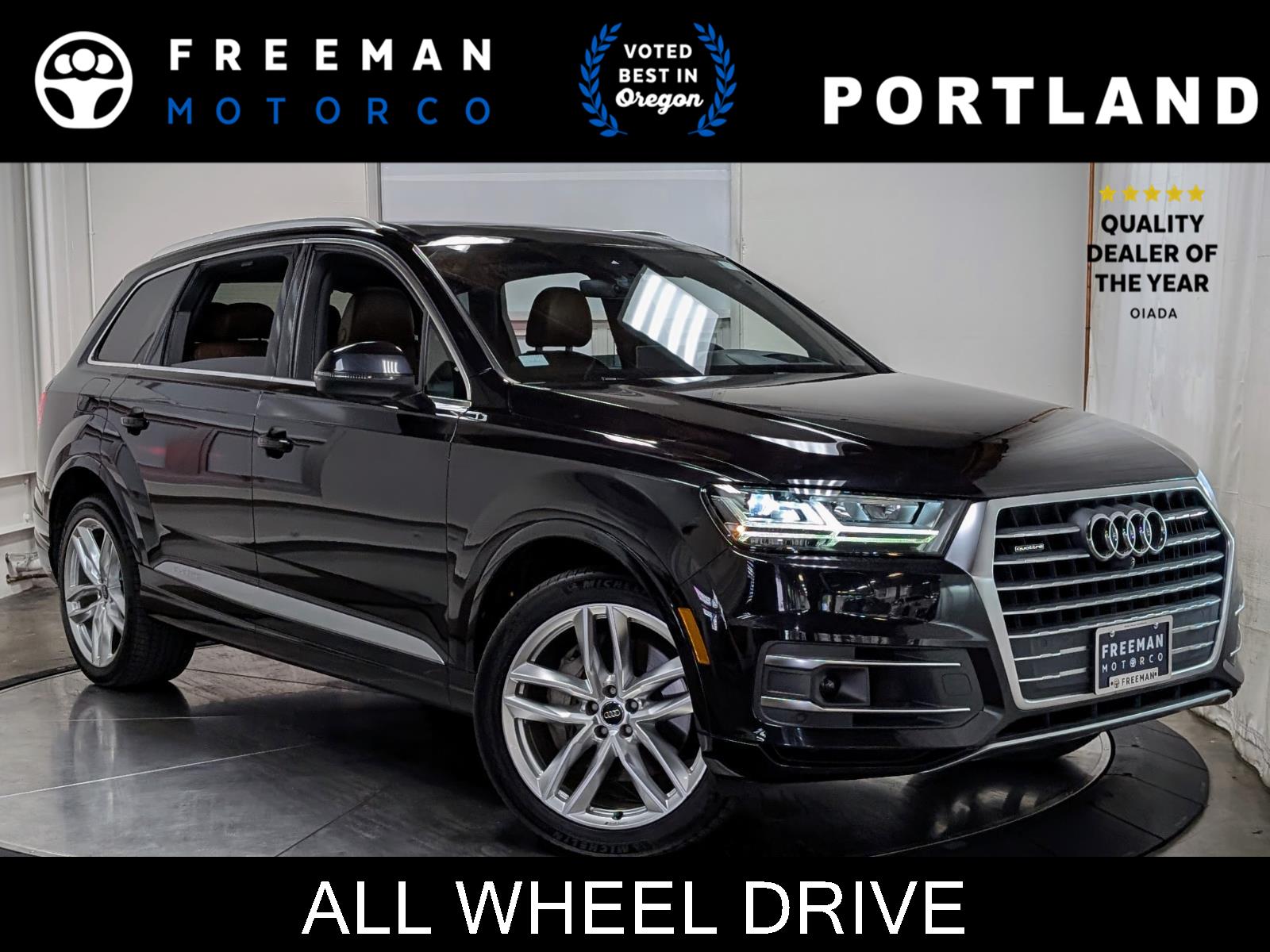 Orca Black Metallic 2018 Audi Q7 3.0 TFSI quattro Prestige SUV / Crossover All-Wheel Drive Automatic
