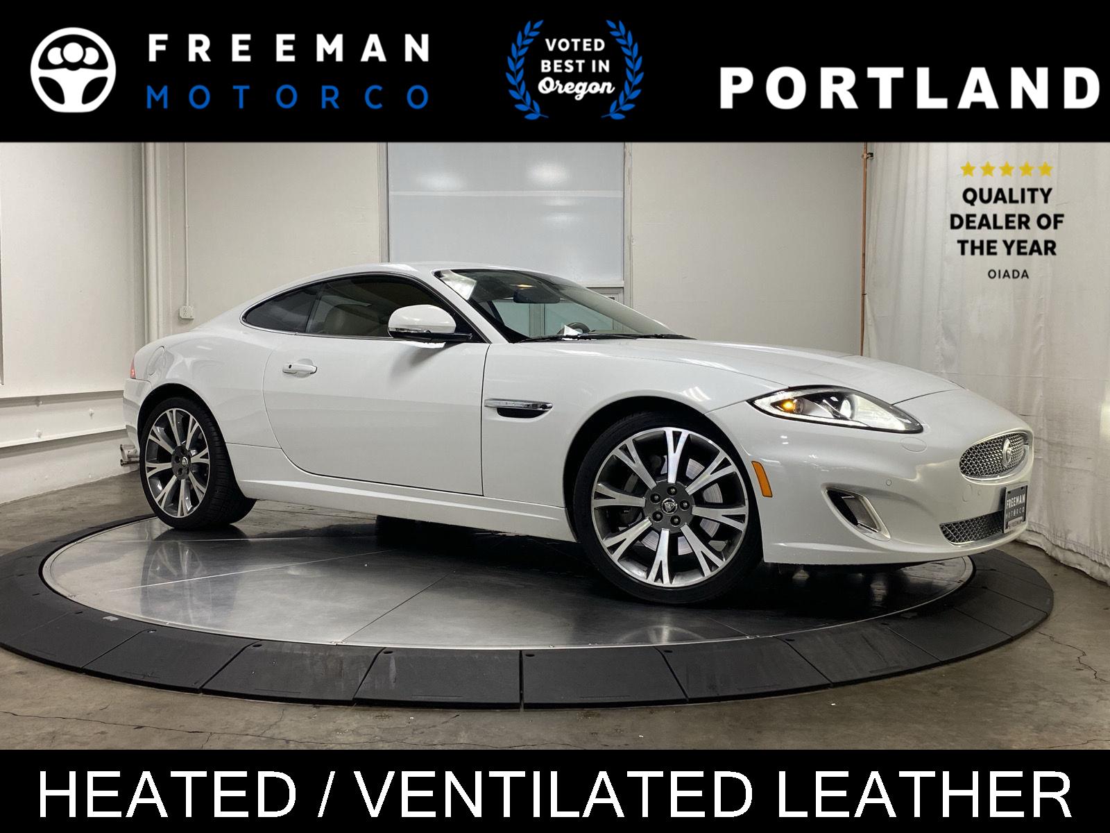 Polaris White 2013 Jaguar XK-Series XK Coupe RWD Coupe Rear-Wheel Drive Automatic