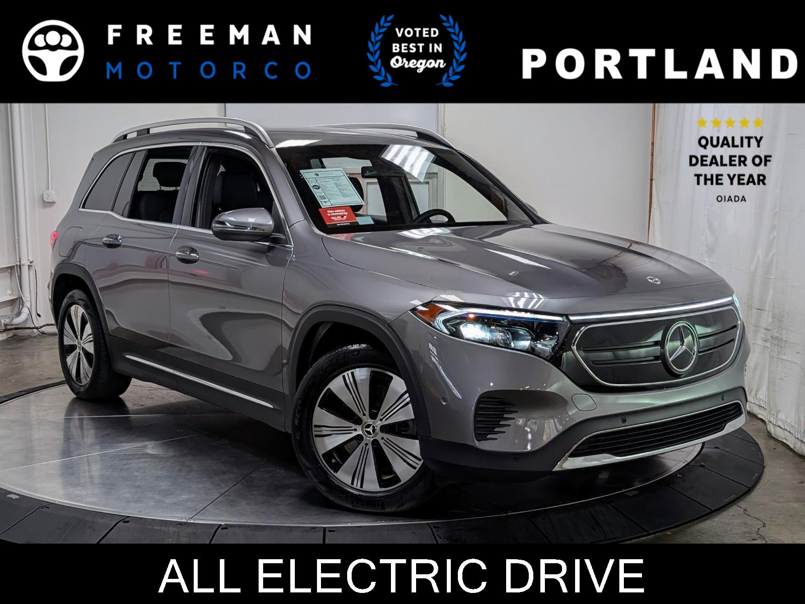 Gray (Mountain Grey Metallic) 2023 Mercedes-Benz EQB 250+ RWD SUV / Crossover Front-Wheel Drive Automatic