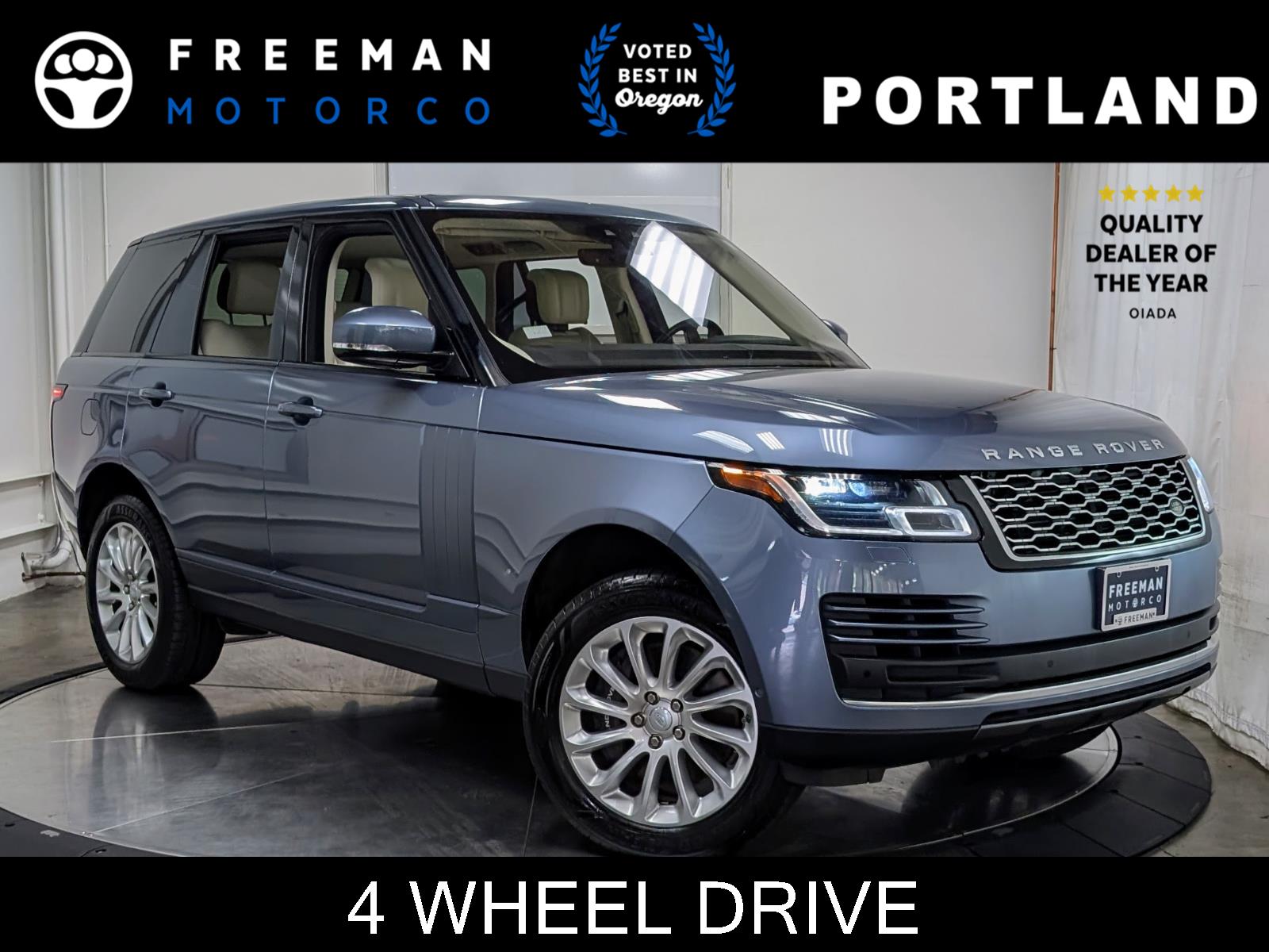 Byron Blue Metallic 2019 Land Rover Range Rover V6 HSE 4WD SUV / Crossover All-Wheel Drive Automatic