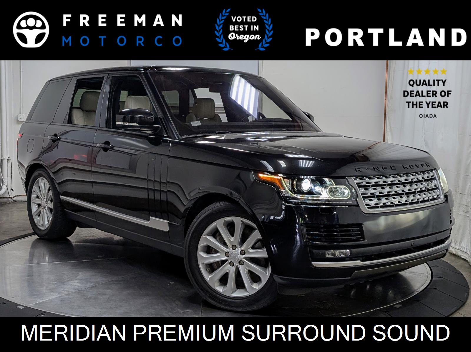 Santorini Black 2016 Land Rover Range Rover V6 HSE 4WD SUV / Crossover All-Wheel Drive Automatic