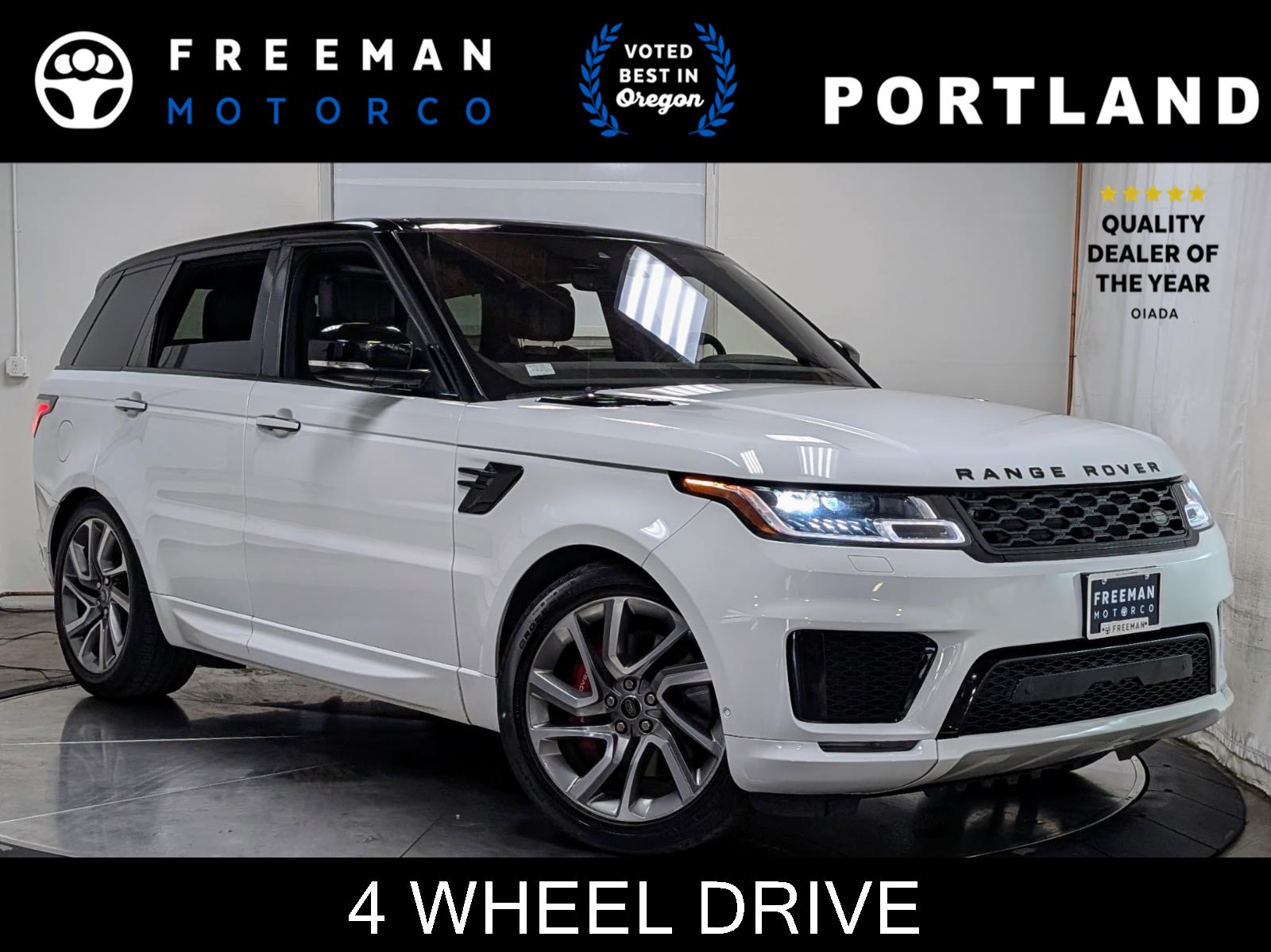 Fuji White 2019 Land Rover Range Rover Sport V6 HSE Dynamic 4WD SUV / Crossover All-Wheel Drive Automatic
