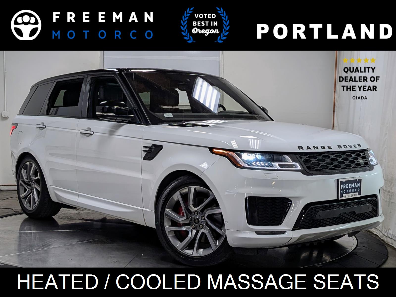 Fuji White 2019 Land Rover Range Rover Sport V6 HSE Dynamic 4WD SUV / Crossover All-Wheel Drive Automatic