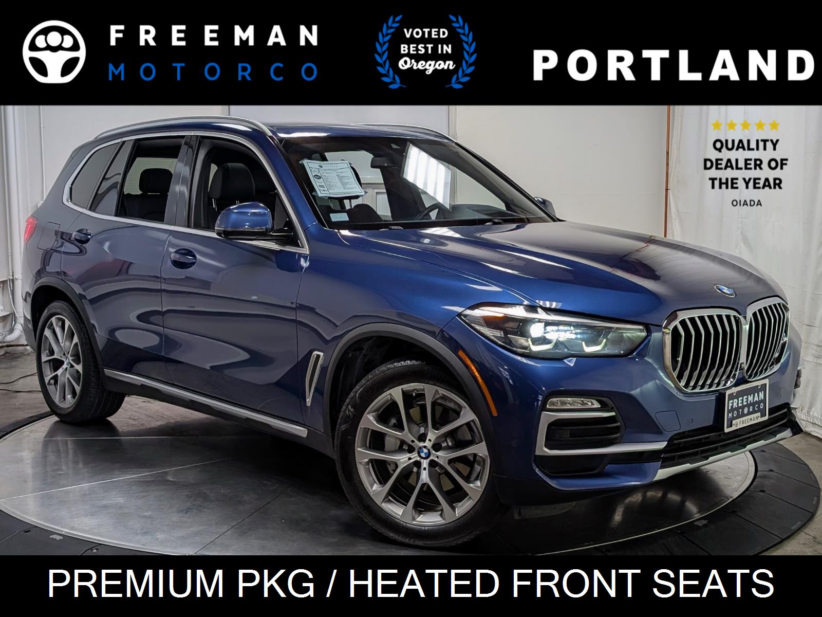Phytonic Blue Metallic 2019 BMW X5 xDrive40i AWD SUV / Crossover All-Wheel Drive Automatic