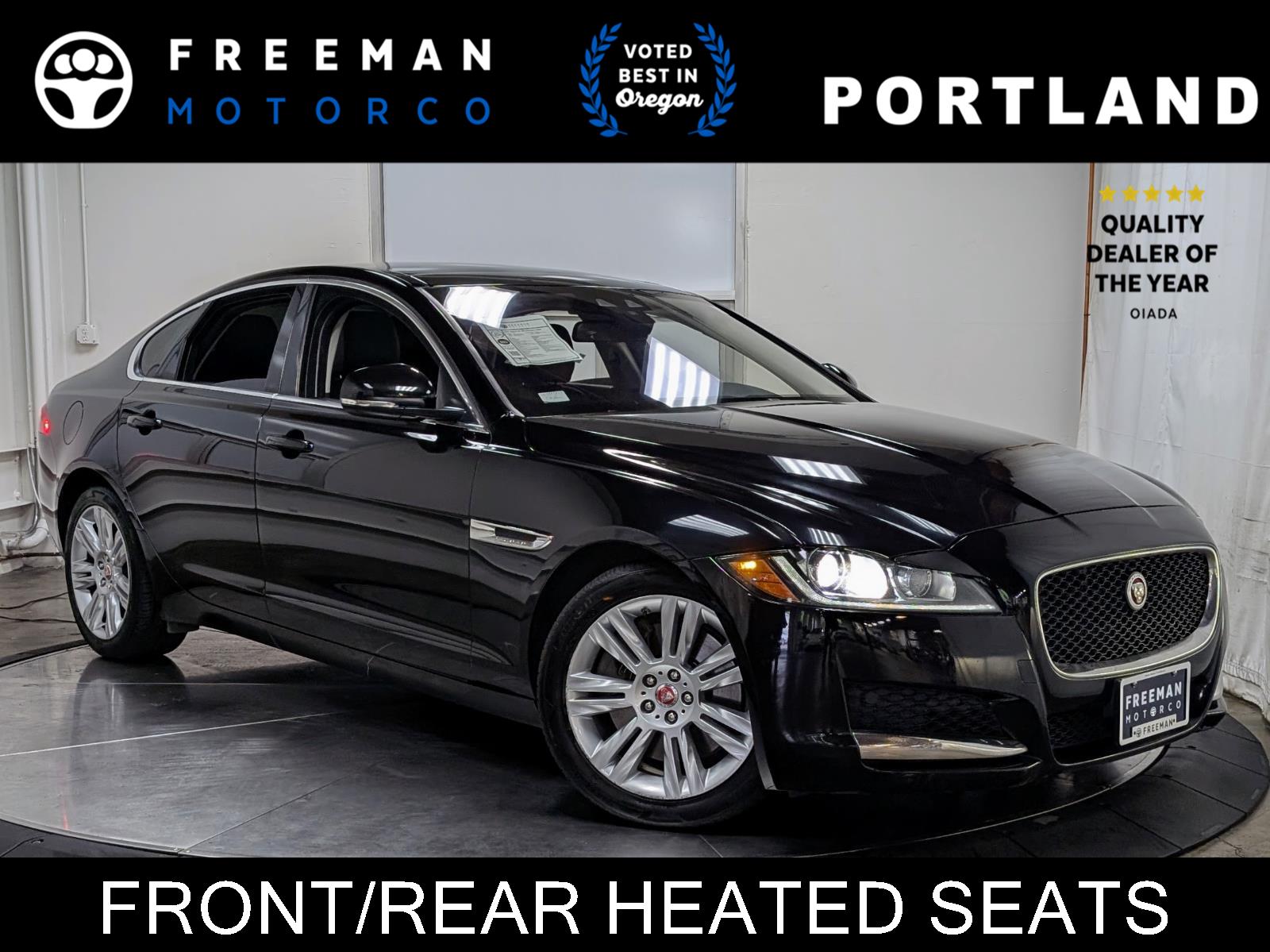 Ultimate Black Metallic 2017 Jaguar XF 35t Premium AWD Sedan All-Wheel Drive Automatic