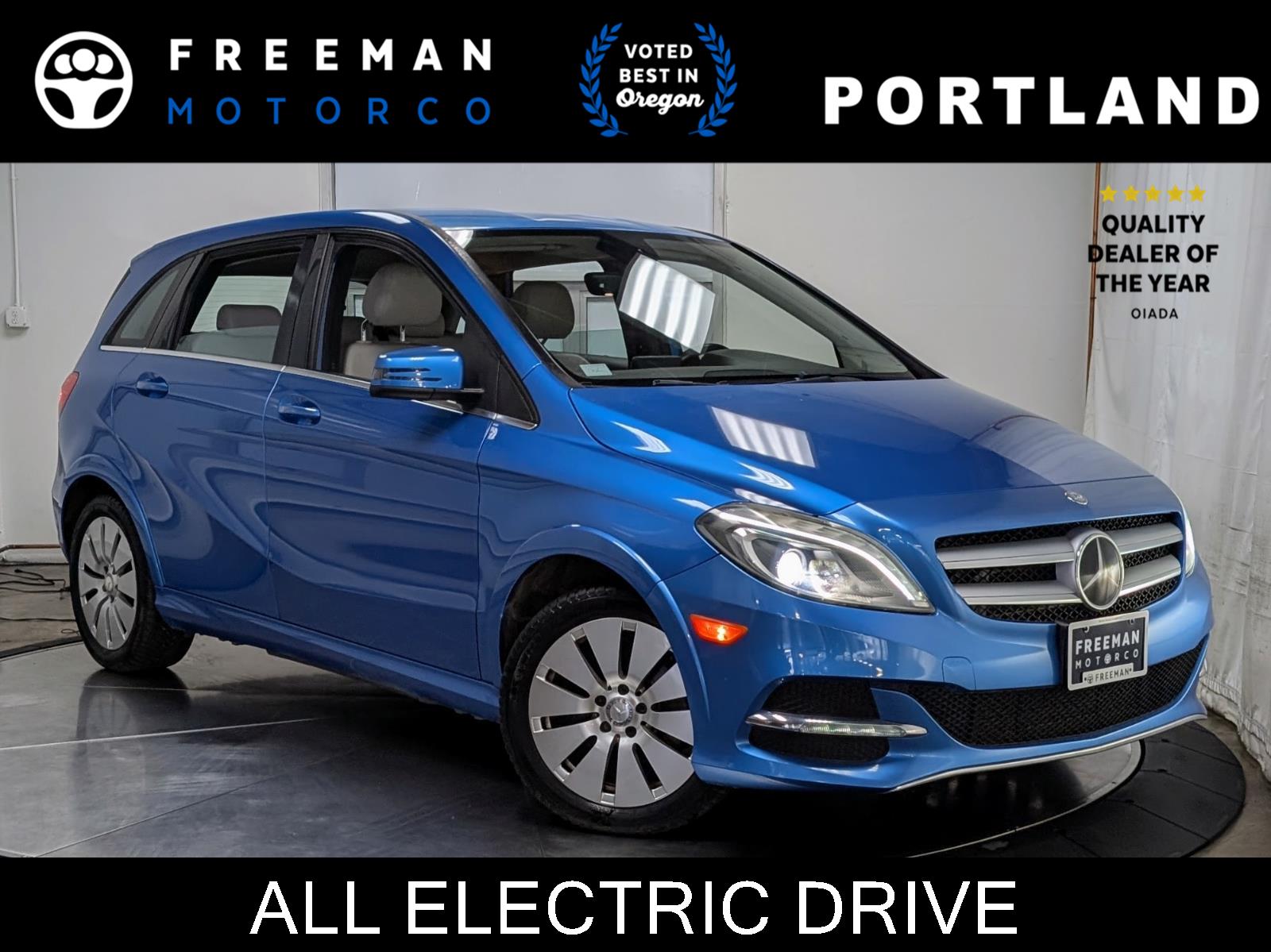 Universe Blue Metallic 2014 Mercedes-Benz B-Class Electric Drive Wagon Front-Wheel Drive Automatic