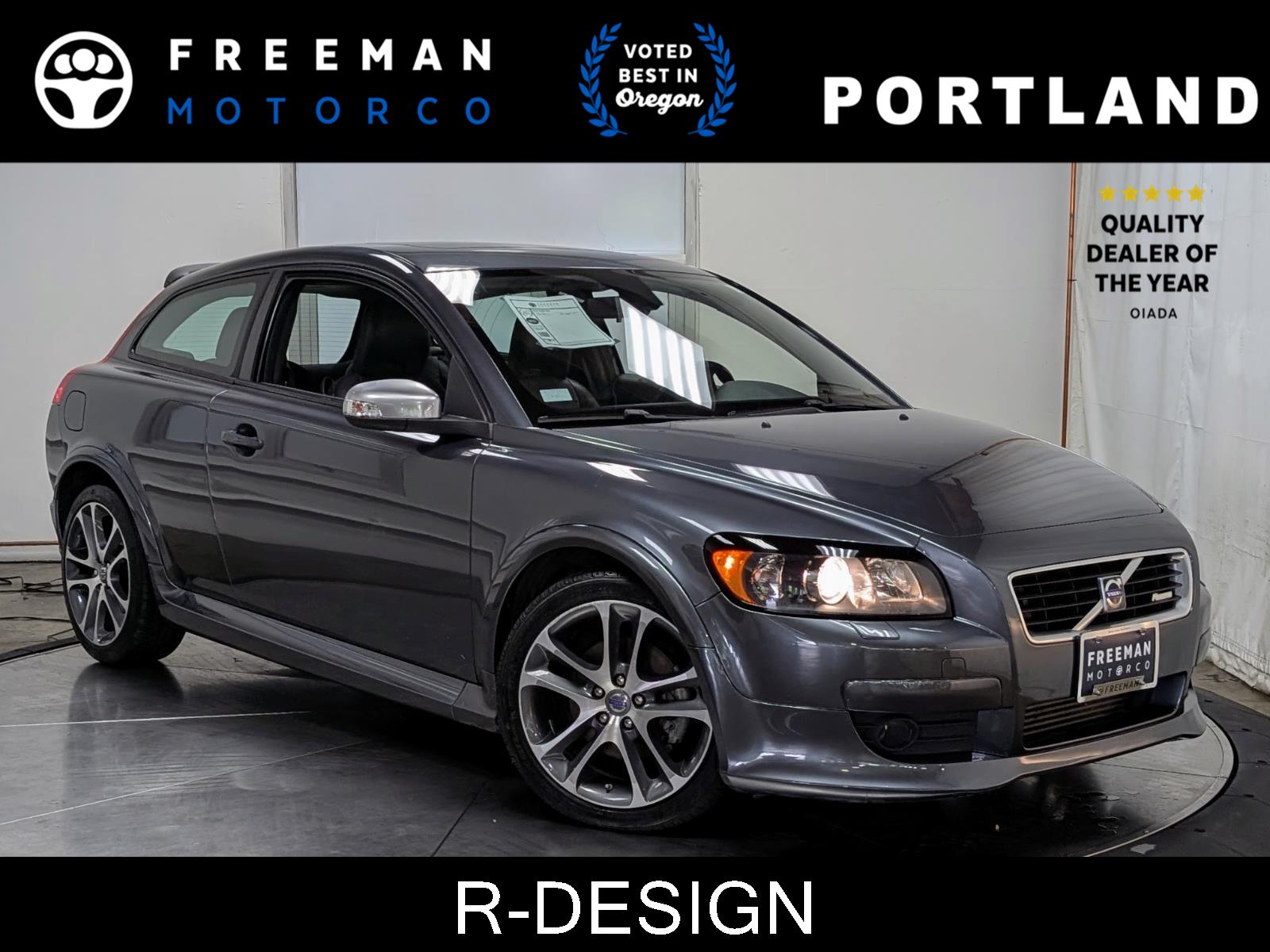 Gray (Titanium Grey Metallic) 2010 Volvo C30 T5 R-Design Hatchback Front-Wheel Drive Automatic