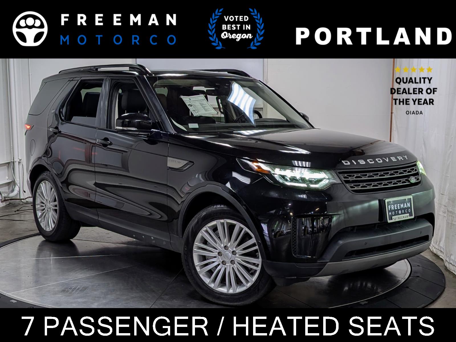 Narvik Black 2019 Land Rover Discovery V6 SE AWD SUV / Crossover All-Wheel Drive Automatic