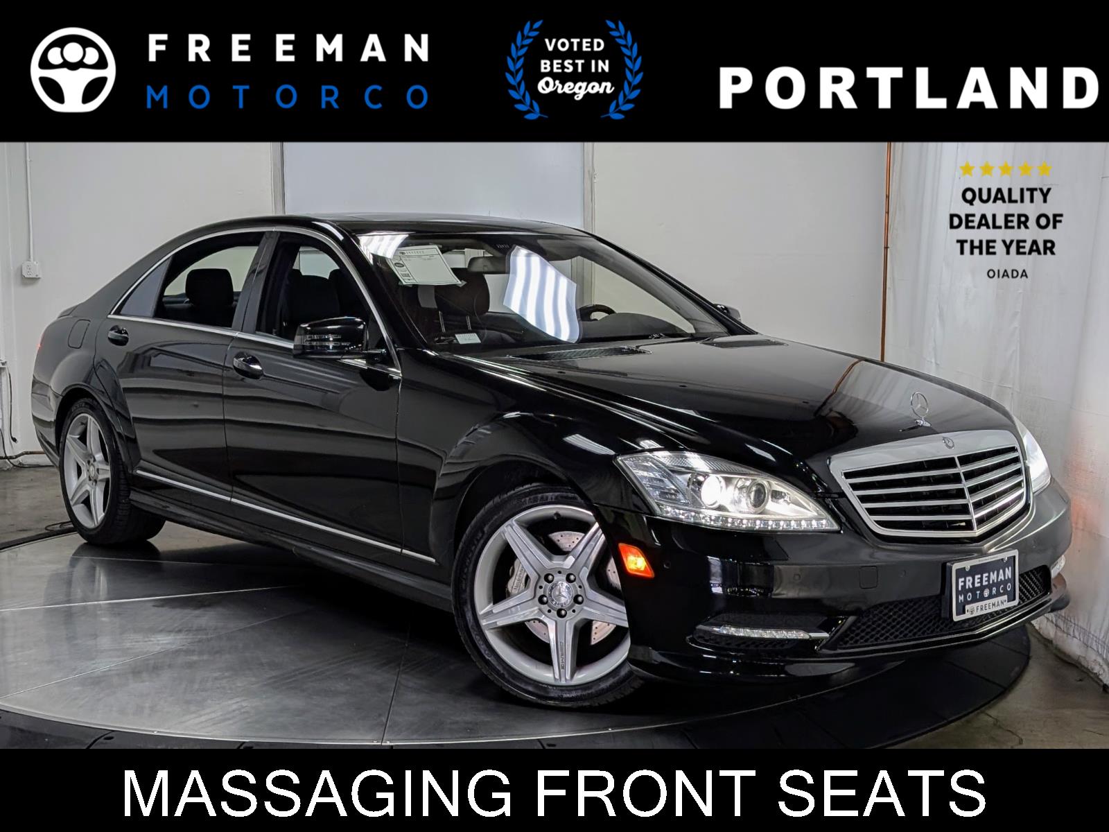 Black 2010 Mercedes-Benz S-Class S 550 Sedan Rear-Wheel Drive