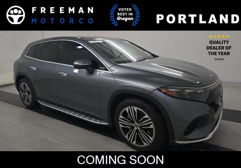 Gray (Selenite Grey Metallic) 2024 Mercedes-Benz EQS 450 4MATIC Sedan All-Wheel Drive Automatic