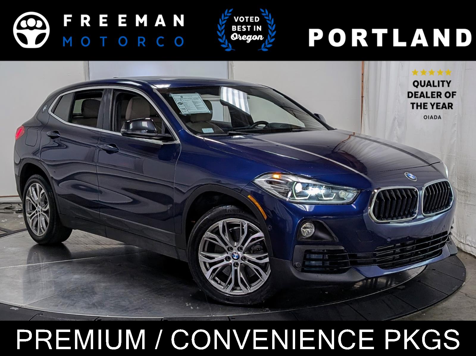 Mediterranean Blue Metallic 2018 BMW X2 SUV / Crossover Front-Wheel Drive Automatic