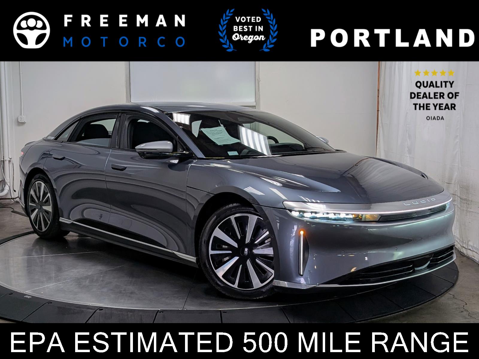 Fathom Blue Metallic 2024 Lucid Air Sedan All-Wheel Drive Automatic