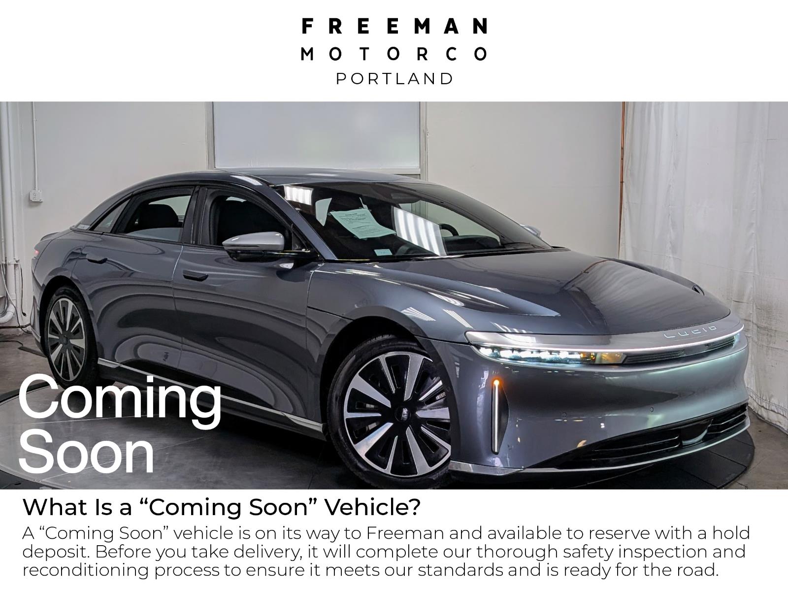 Fathom Blue Metallic 2024 Lucid Air Sedan All-Wheel Drive Automatic