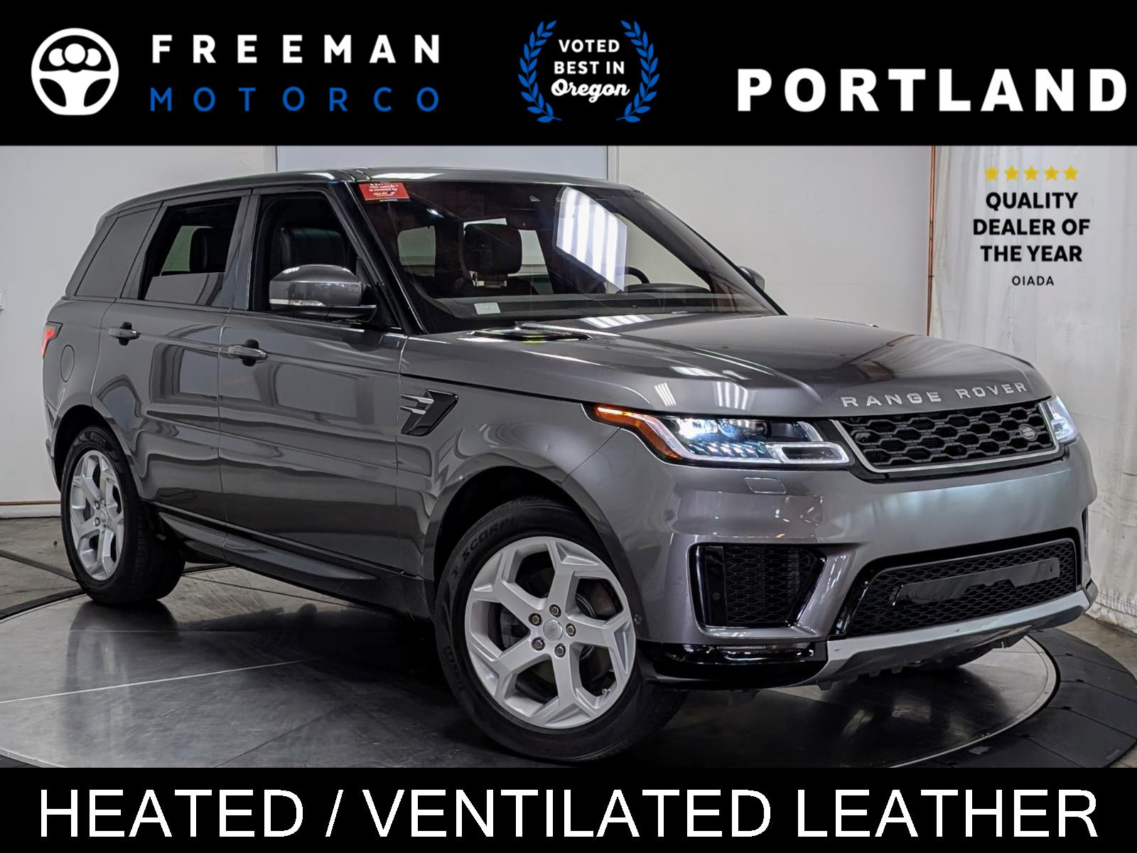Gray (Corris Grey Metallic) 2018 Land Rover Range Rover Sport Td6 HSE 4WD SUV / Crossover All-Wheel Drive Automatic
