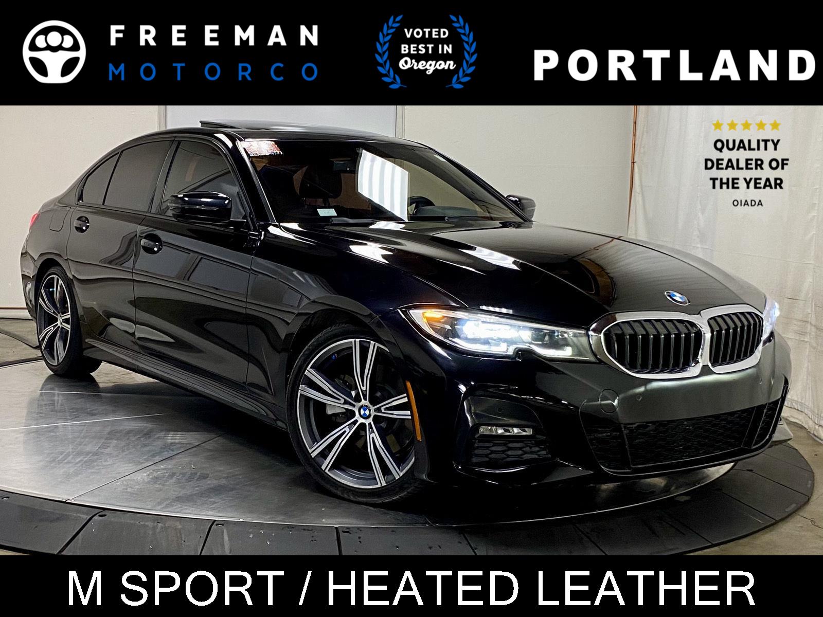 Black Sapphire Metallic 2022 BMW 3 Series 330i RWD Sedan Rear-Wheel Drive Automatic