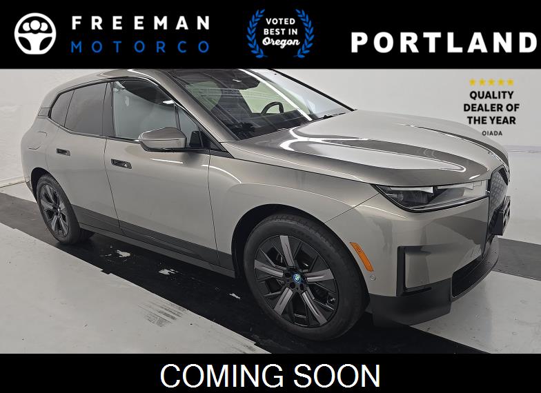 Gray (Oxide Grey Metallic) 2024 BMW iX xDrive50 AWD SUV / Crossover All-Wheel Drive Automatic