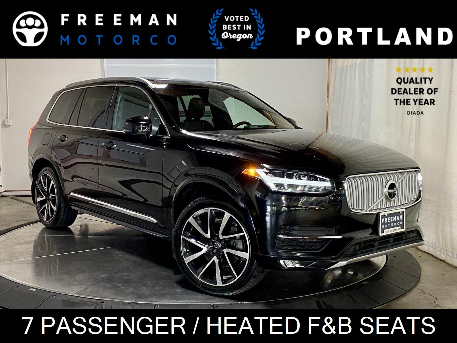 Onyx Black Metallic 2019 Volvo XC90 T6 Inscription AWD SUV / Crossover All-Wheel Drive Automatic