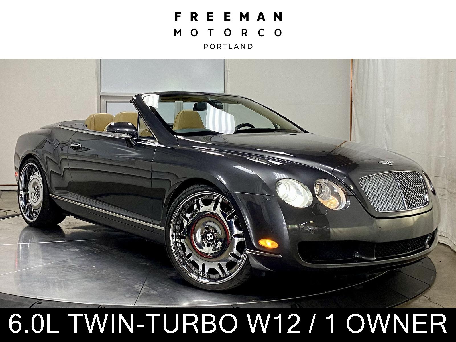 Gray 2007 Bentley Continental GTC Convertible All-Wheel Drive Automatic