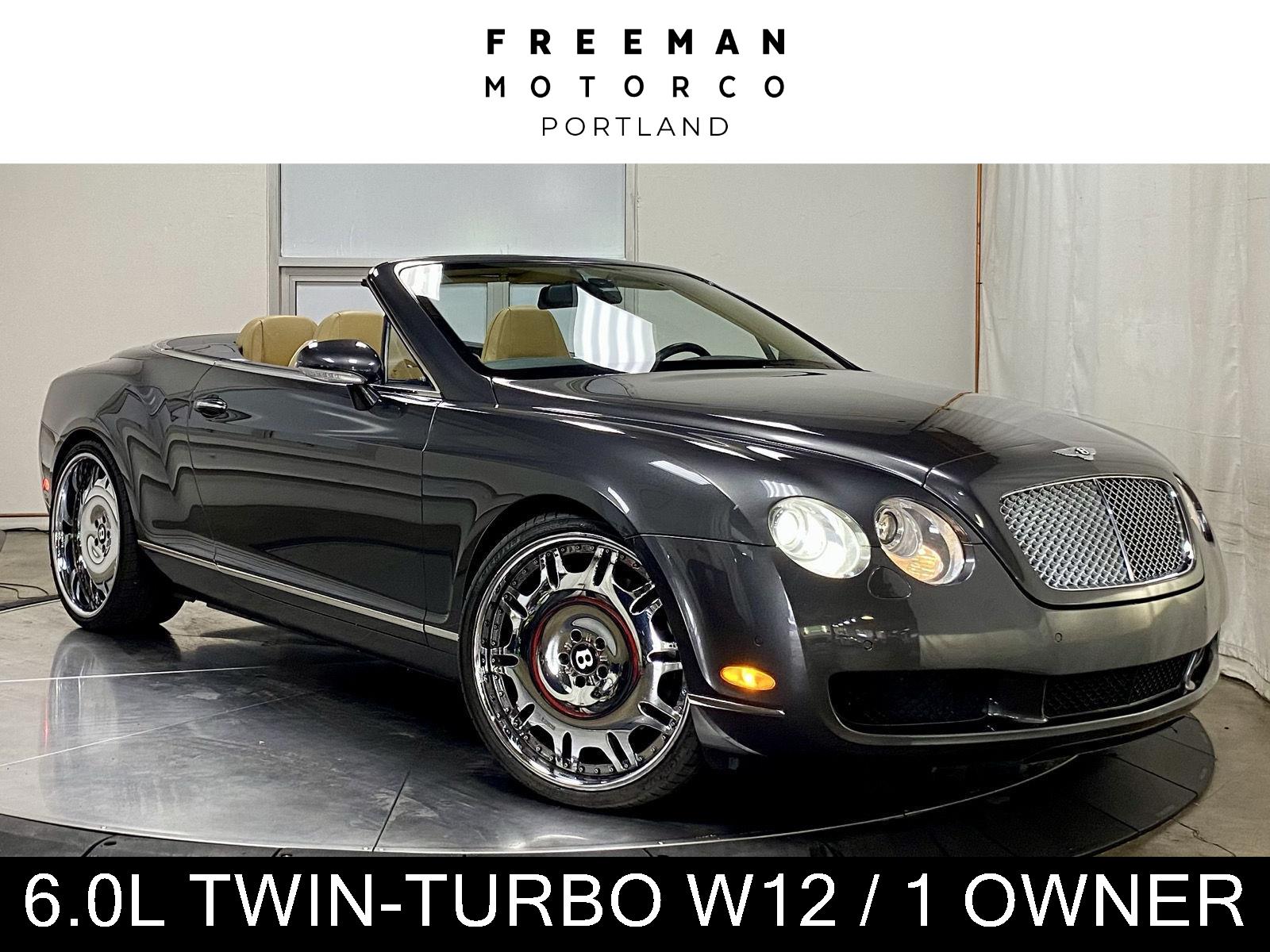 Gray 2007 Bentley Continental GTC Convertible All-Wheel Drive Automatic