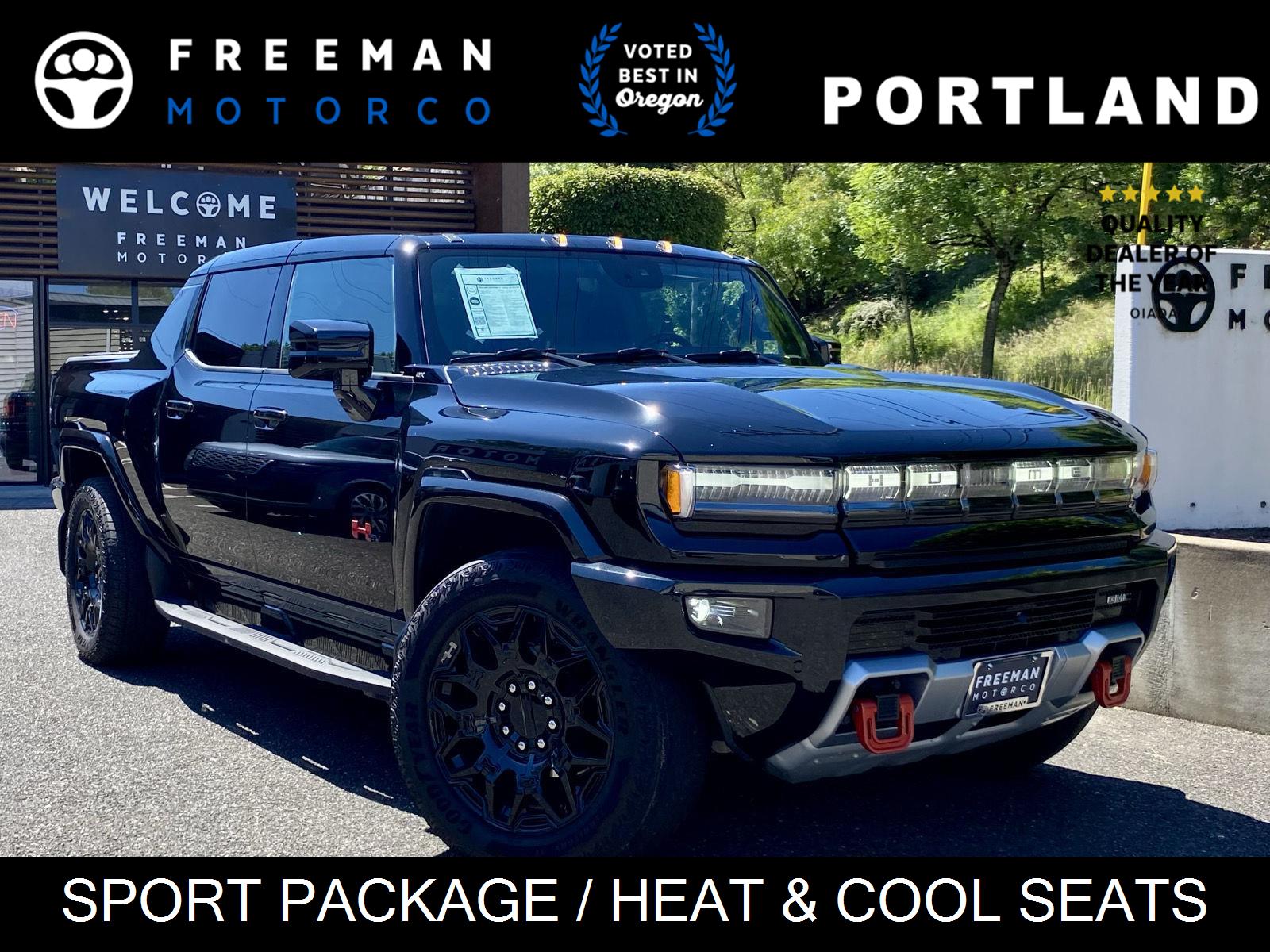 Void Black 2024 GMC Hummer EV Pickup 2X Crew Cab AWD Pickup Truck All-Wheel Drive Automatic