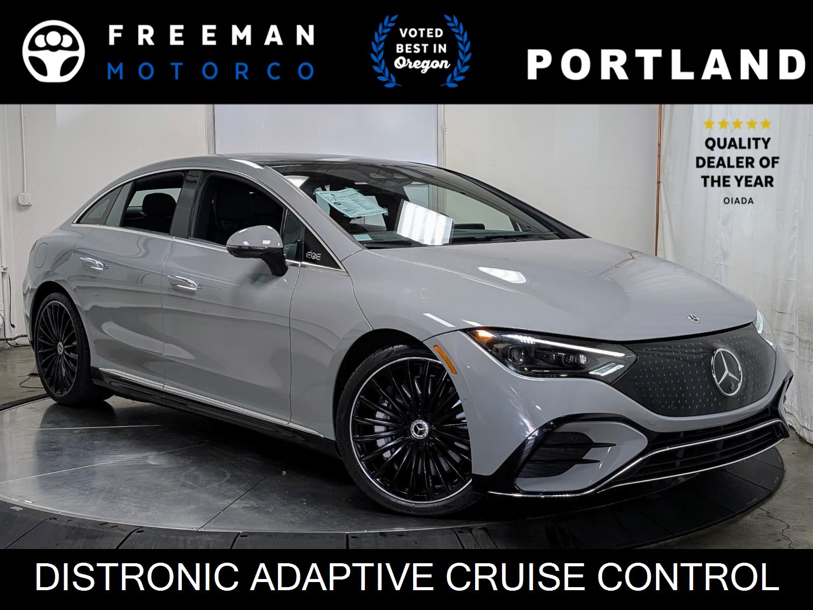 Gray (MANUFAKTUR Alpine Grey) 2023 Mercedes-Benz EQE Sedan All-Wheel Drive Automatic