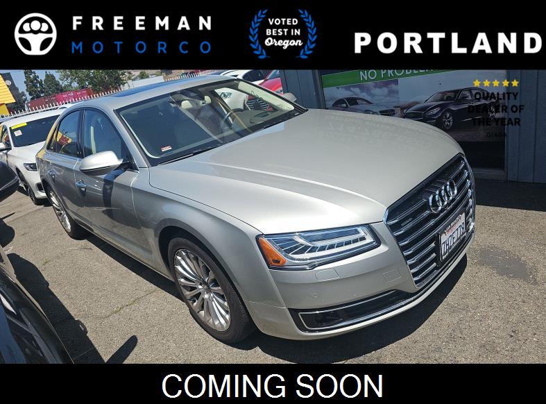 Gold 2015 Audi A8 4.0T quattro AWD Sedan All-Wheel Drive 