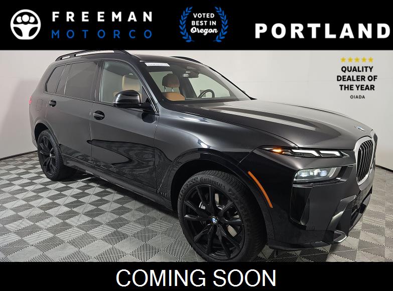 Black Sapphire Metallic 2025 BMW X7 xDrive40i AWD SUV / Crossover All-Wheel Drive Automatic