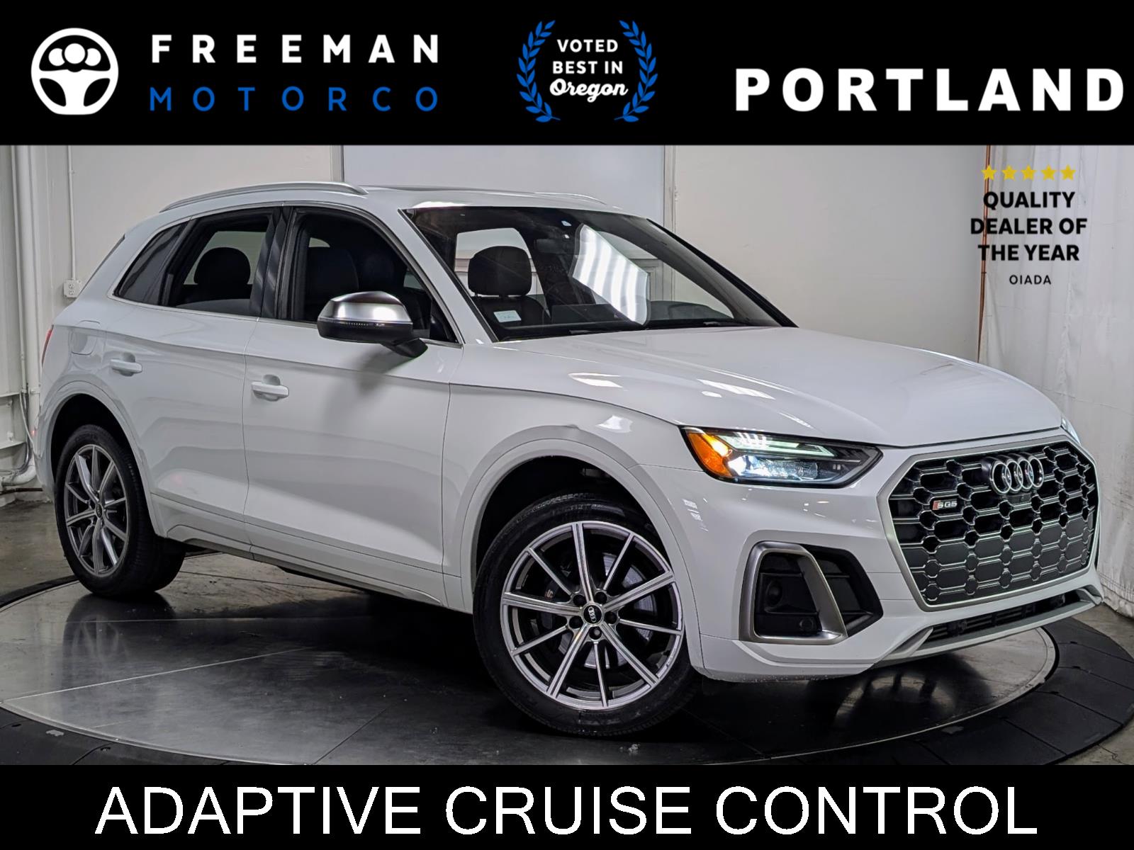 Glacier White Metallic 2023 Audi SQ5 3.0T quattro Premium Plus AWD SUV / Crossover All-Wheel Drive Automatic