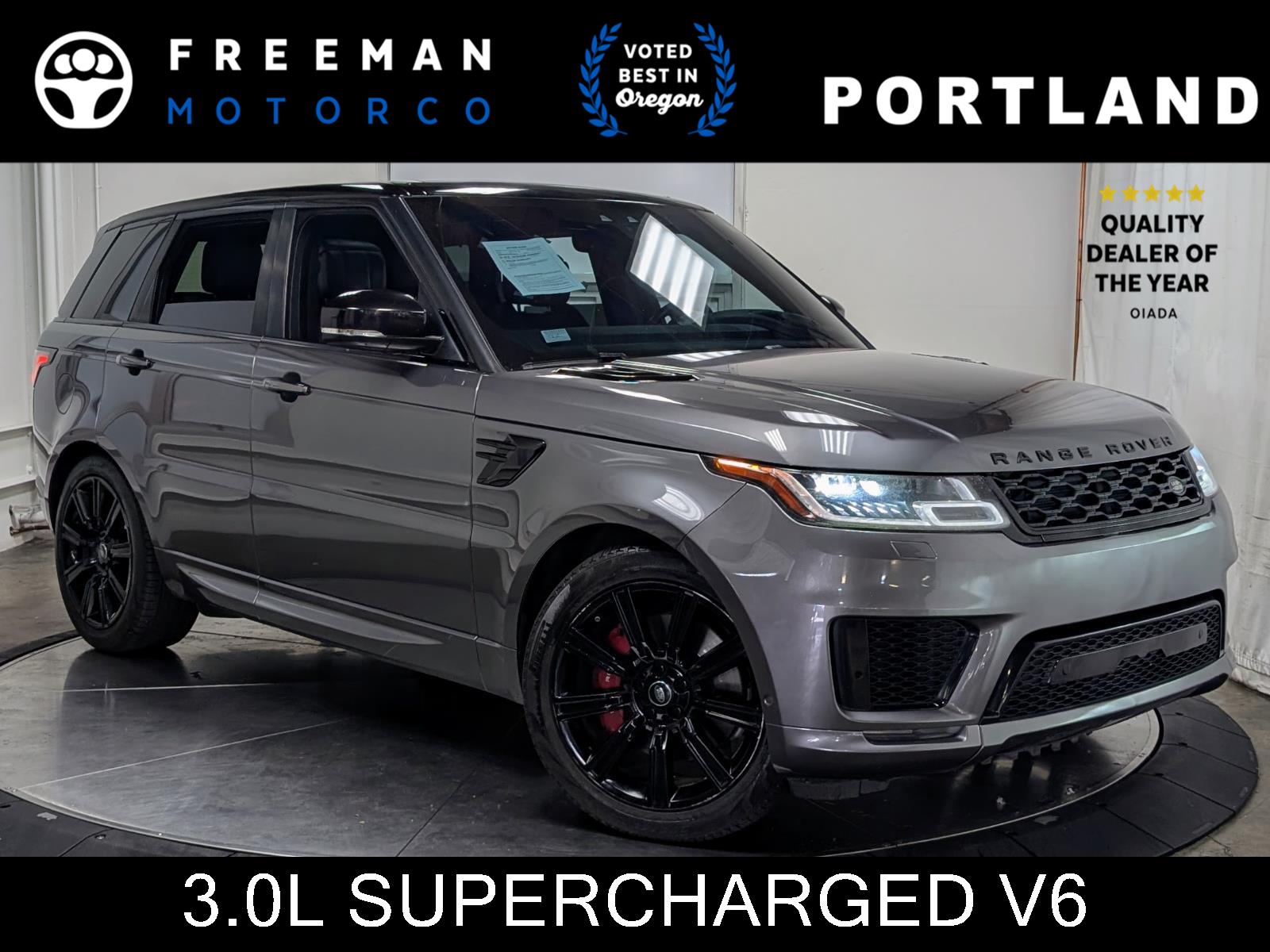 Corris Gray Metallic 2019 Land Rover Range Rover Sport SUV / Crossover All-Wheel Drive Automatic