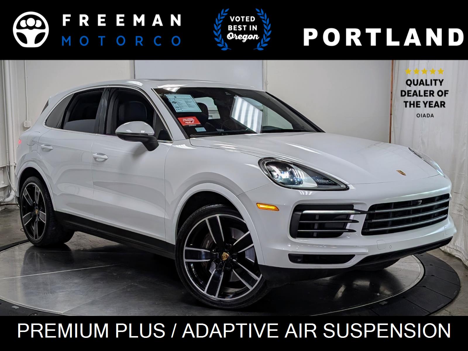 Carrara White Metallic 2023 Porsche Cayenne SUV / Crossover All-Wheel Drive Automatic
