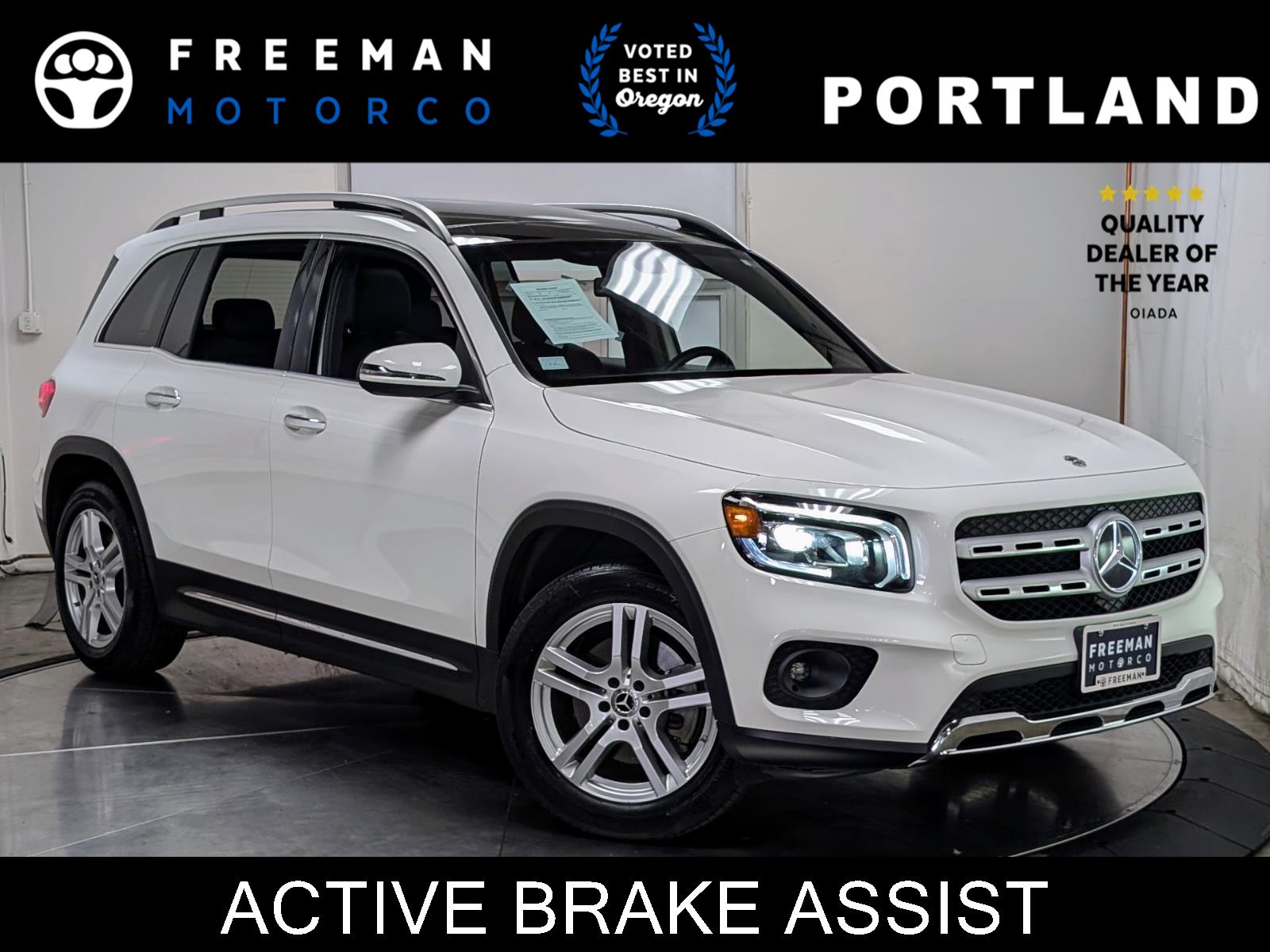 Polar White 2022 Mercedes-Benz GLB 250 4MATIC SUV / Crossover All-Wheel Drive Automatic