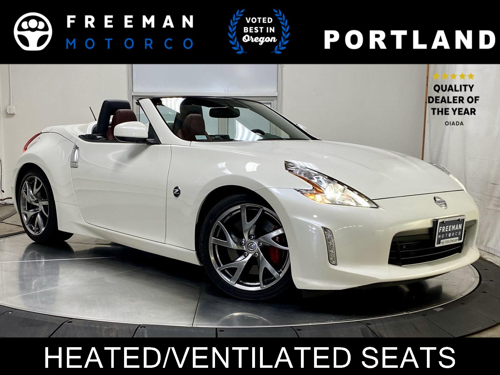Pearl White 2017 Nissan 370Z Convertible Rear-Wheel Drive Automatic