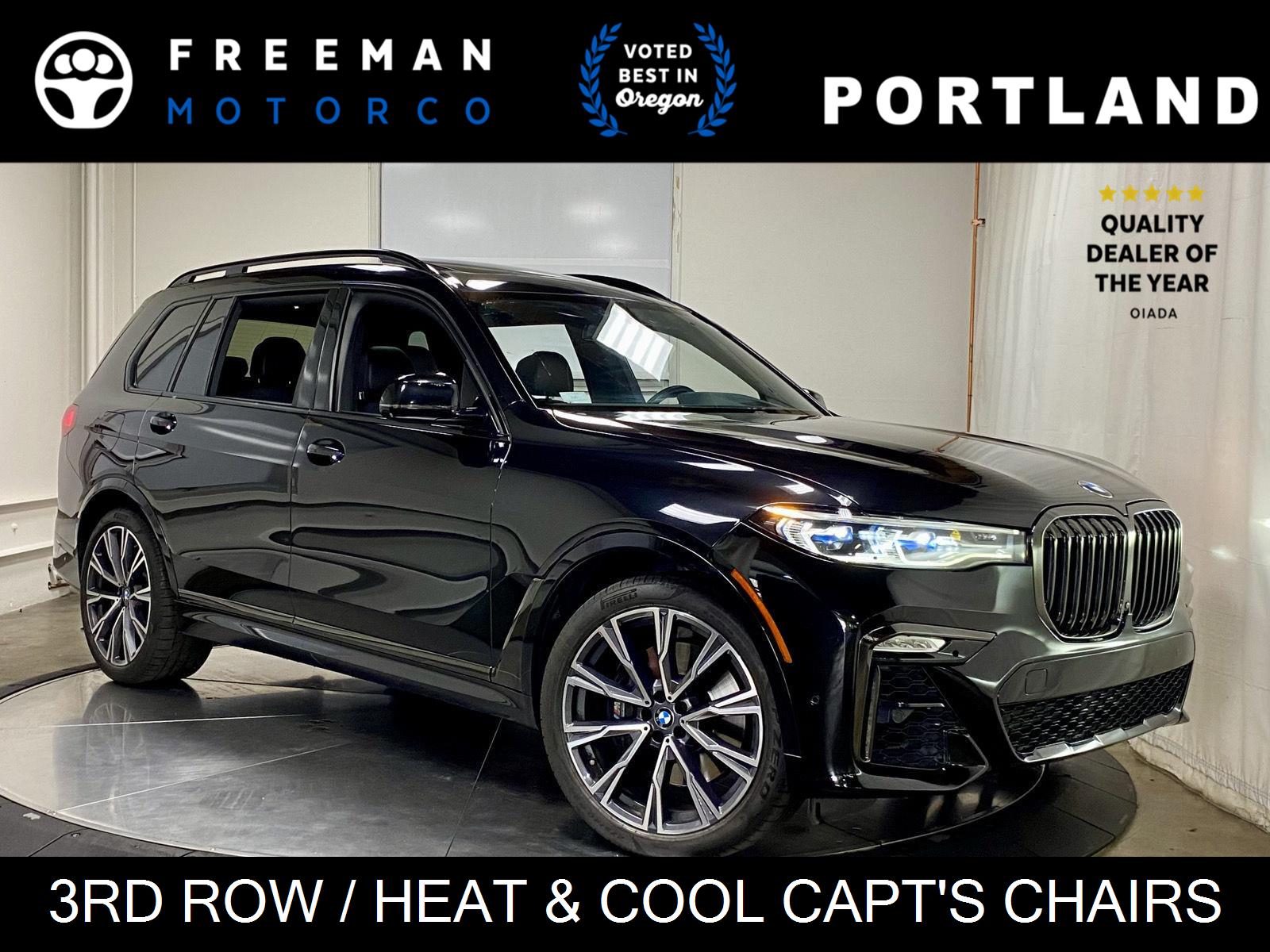 Black Sapphire Metallic 2021 BMW X7 SUV / Crossover All-Wheel Drive Automatic