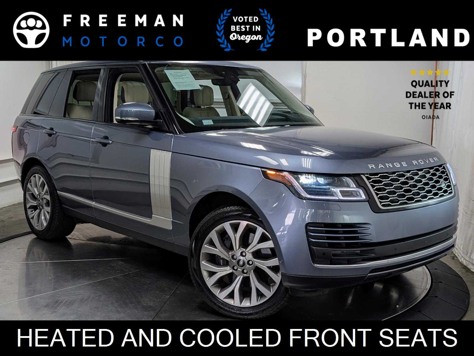 Byron Blue Metallic 2020 Land Rover Range Rover SUV / Crossover All-Wheel Drive Automatic