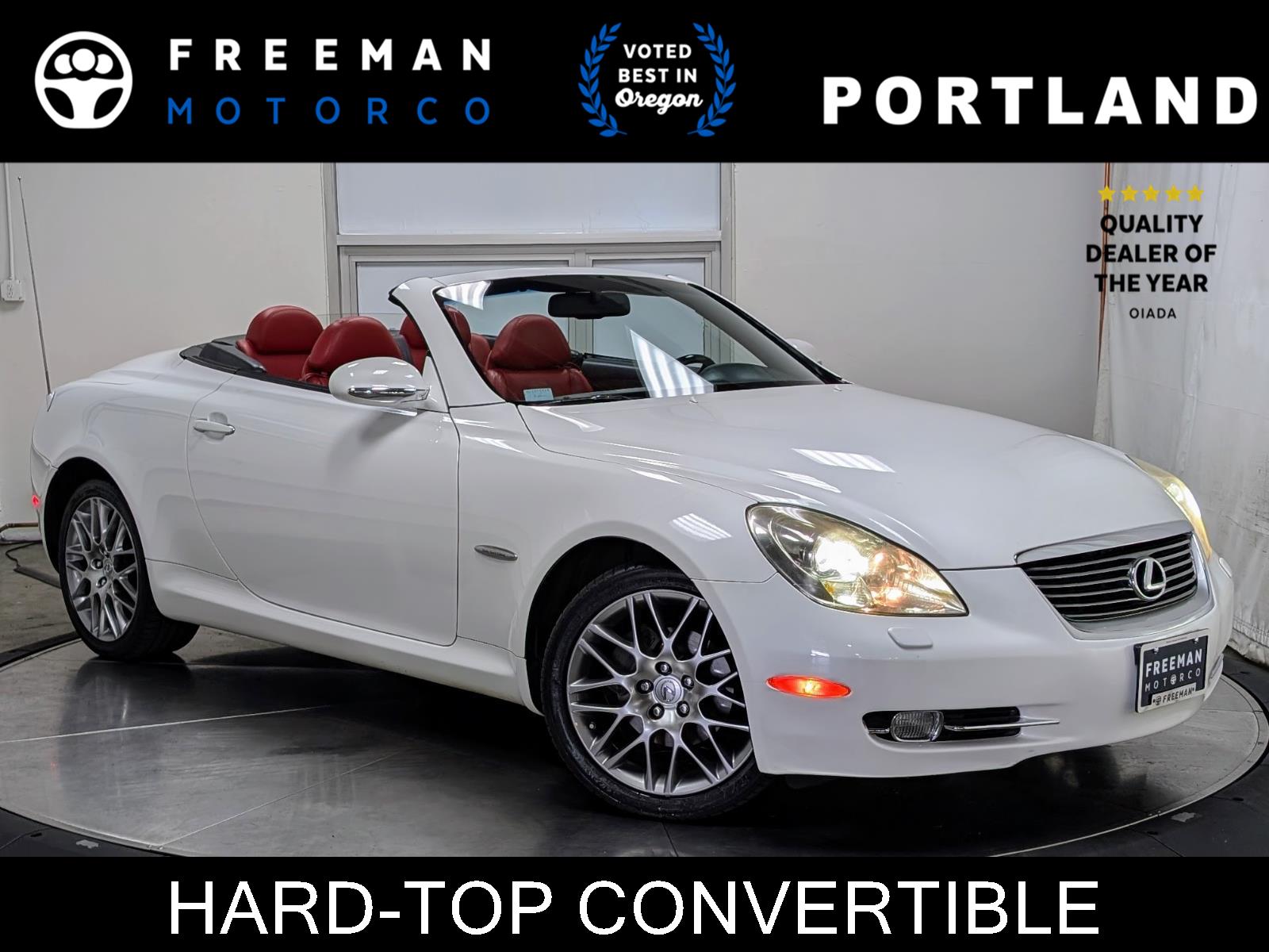 Starfire Pearl 2007 Lexus SC Convertible Rear-Wheel Drive Automatic