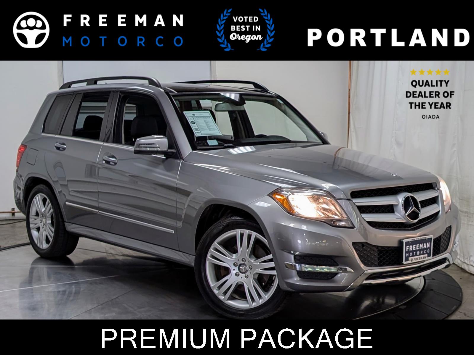 Palladium Silver Metallic 2015 Mercedes-Benz GLK SUV / Crossover All-Wheel Drive Automatic