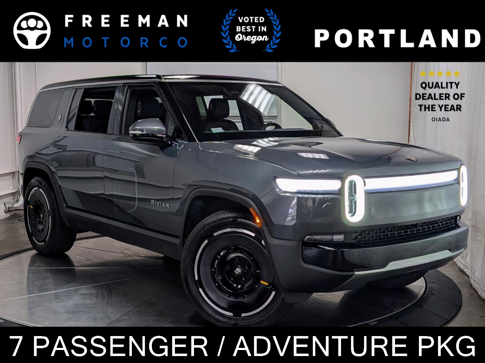 Gray 2025 Rivian R1S SUV / Crossover All-Wheel Drive Automatic