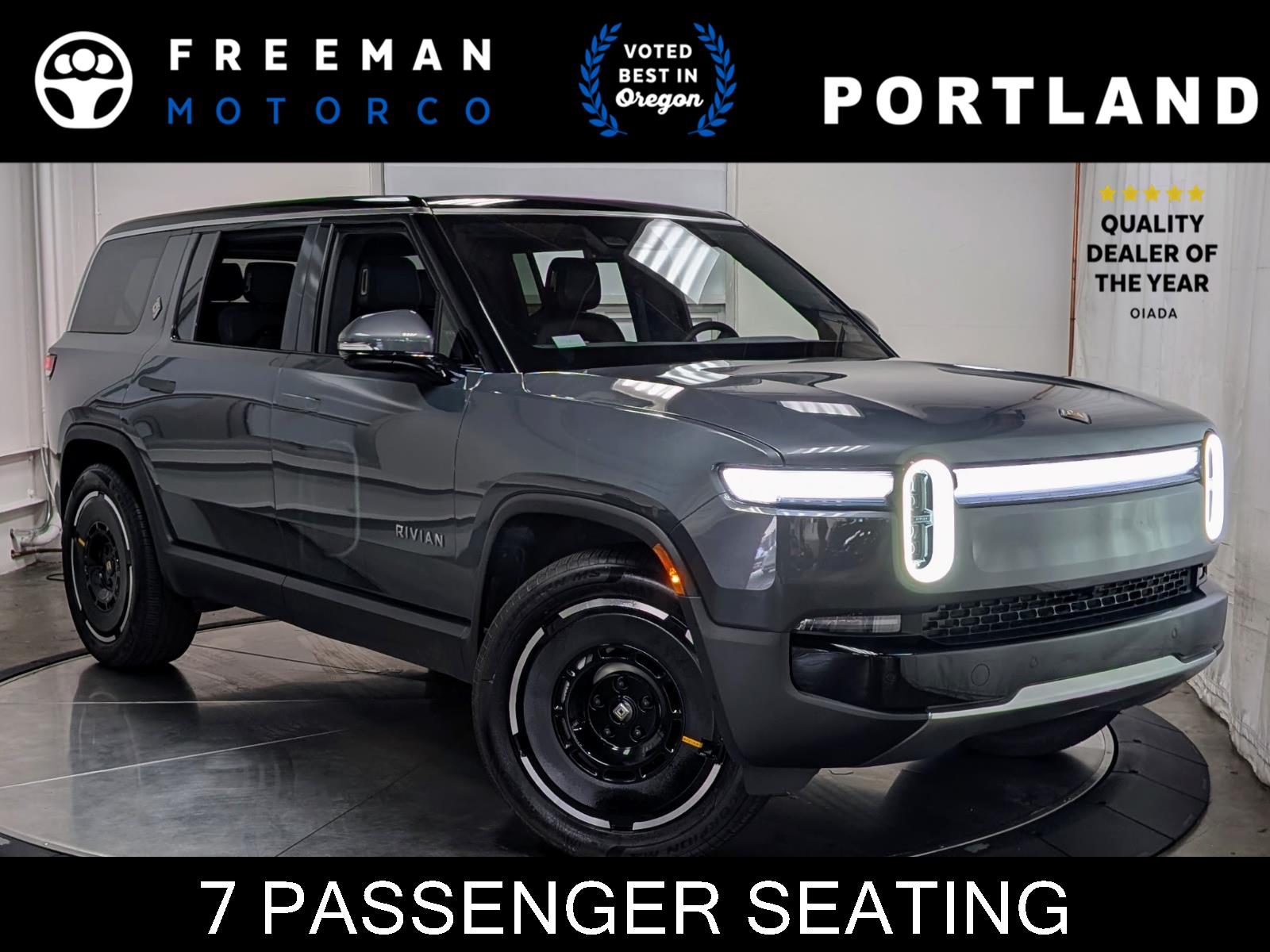 Gray 2025 Rivian R1S SUV / Crossover All-Wheel Drive Automatic