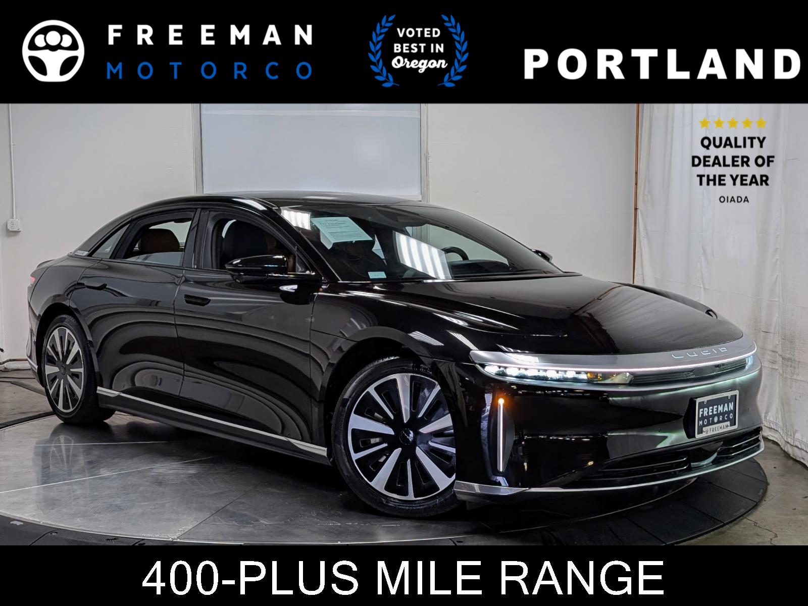 Infinite Black Metallic 2024 Lucid Air Sedan All-Wheel Drive Automatic