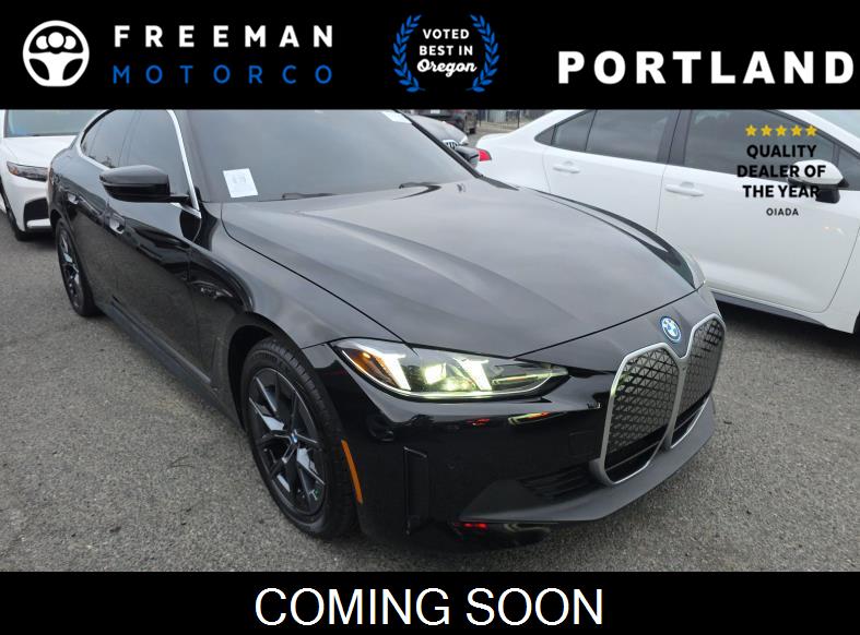Jet Black 2025 BMW i4 Sedan Rear-Wheel Drive Automatic