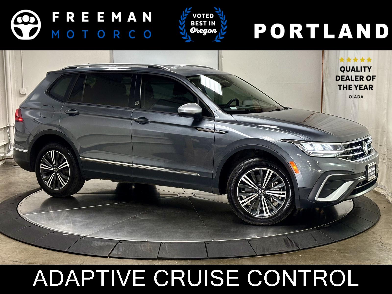 Platinum Gray Metallic 2024 Volkswagen Tiguan SUV / Crossover All-Wheel Drive Automatic