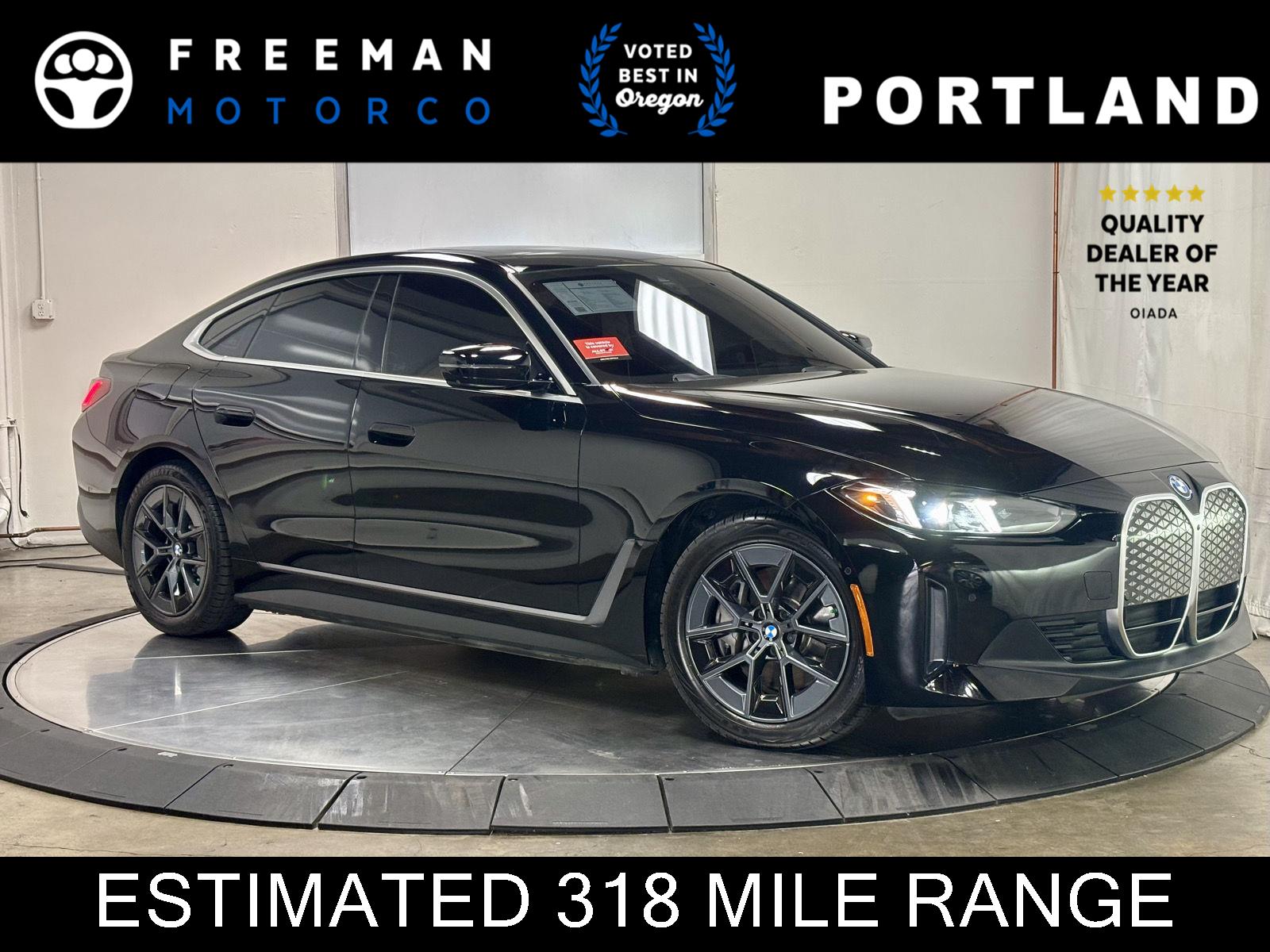 Jet Black 2025 BMW i4 Sedan Rear-Wheel Drive Automatic