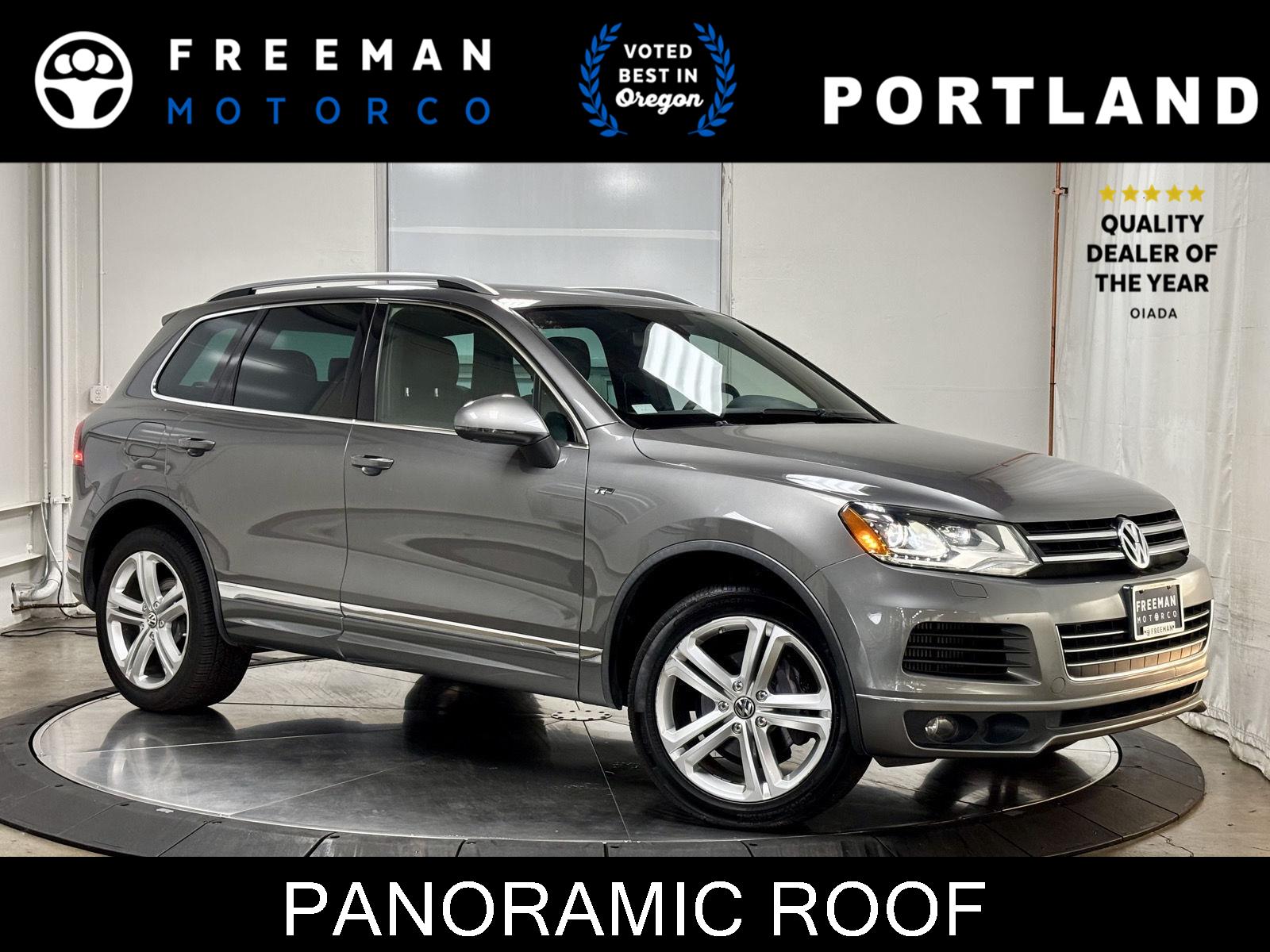 Canyon Gray Metallic 2014 Volkswagen Touareg SUV / Crossover All-Wheel Drive Automatic