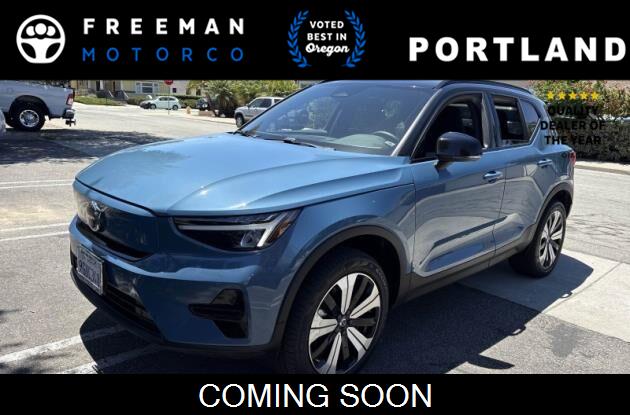 Fjord Blue Metallic 2023 Volvo XC40 Recharge SUV / Crossover All-Wheel Drive Automatic