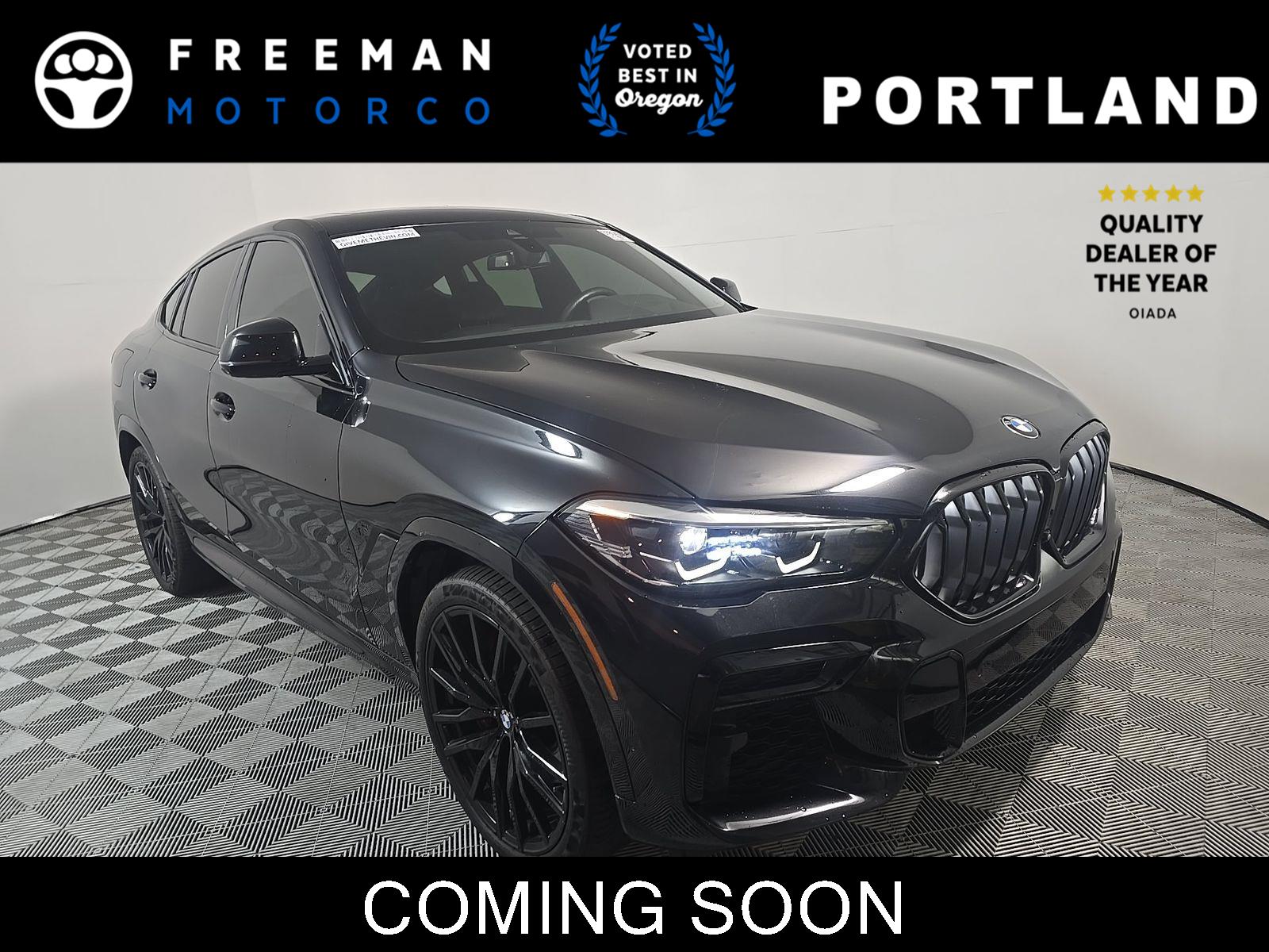 Black Sapphire Metallic 2023 BMW X6 SUV / Crossover All-Wheel Drive Automatic