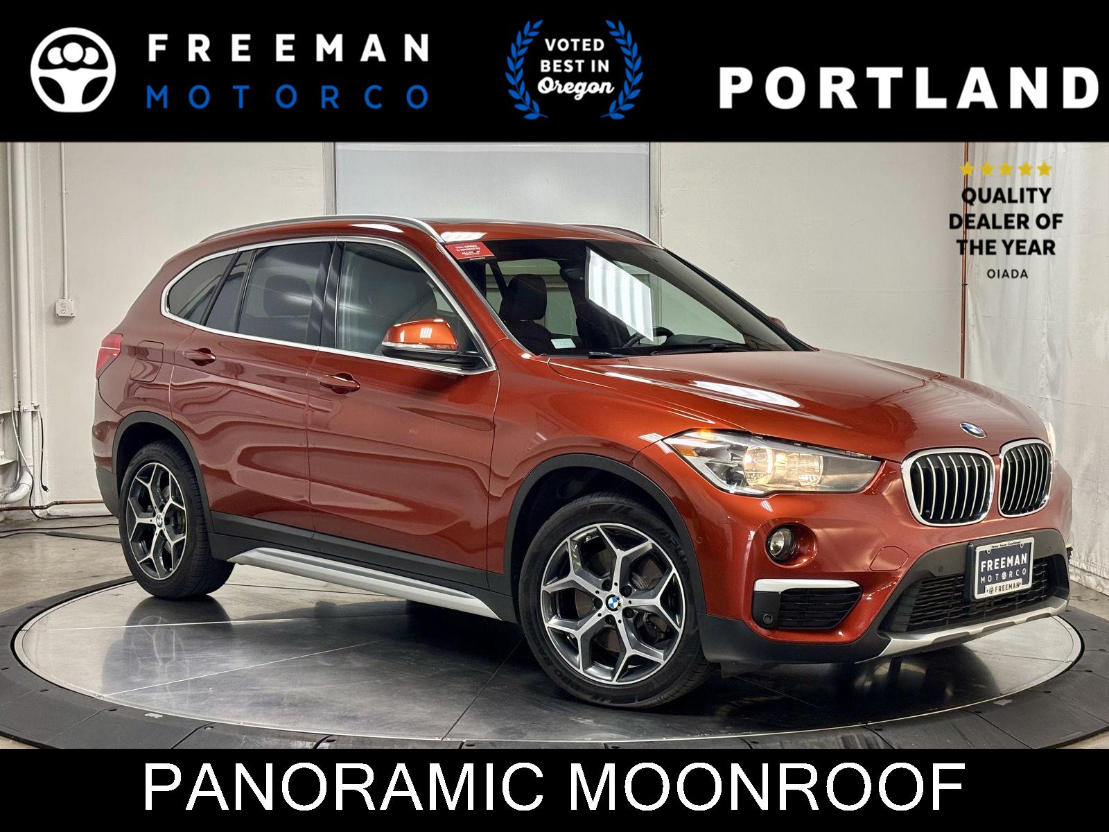 Sunset Orange Metallic 2018 BMW X1 SUV / Crossover All-Wheel Drive Automatic