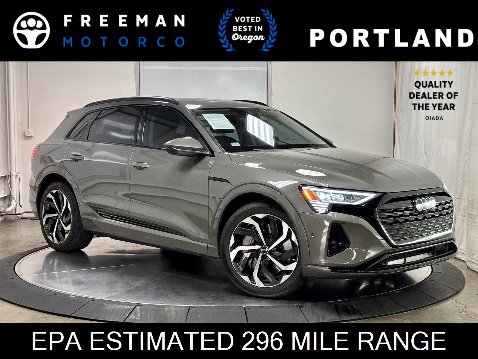 Chronos Gray Metallic 2024 Audi Q8 e-tron SUV / Crossover All-Wheel Drive Automatic