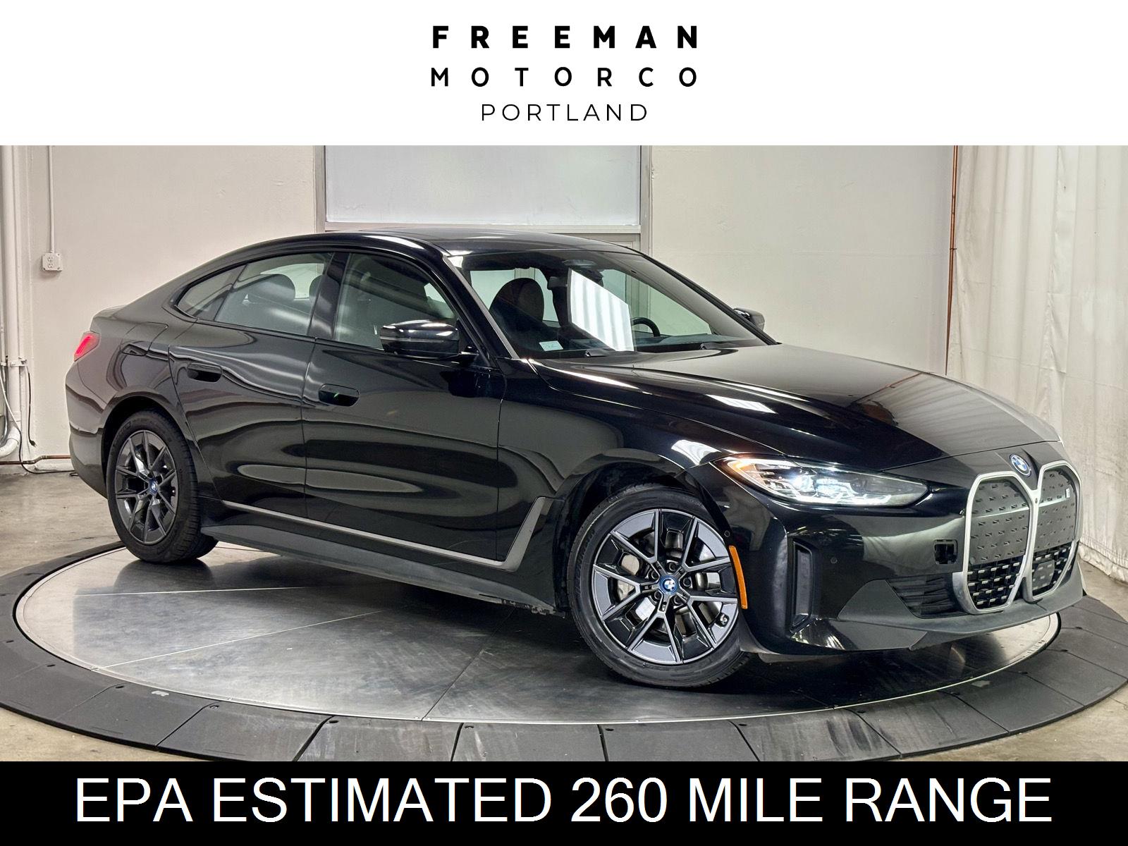 Black Sapphire Metallic 2023 BMW i4 Sedan Rear-Wheel Drive Automatic