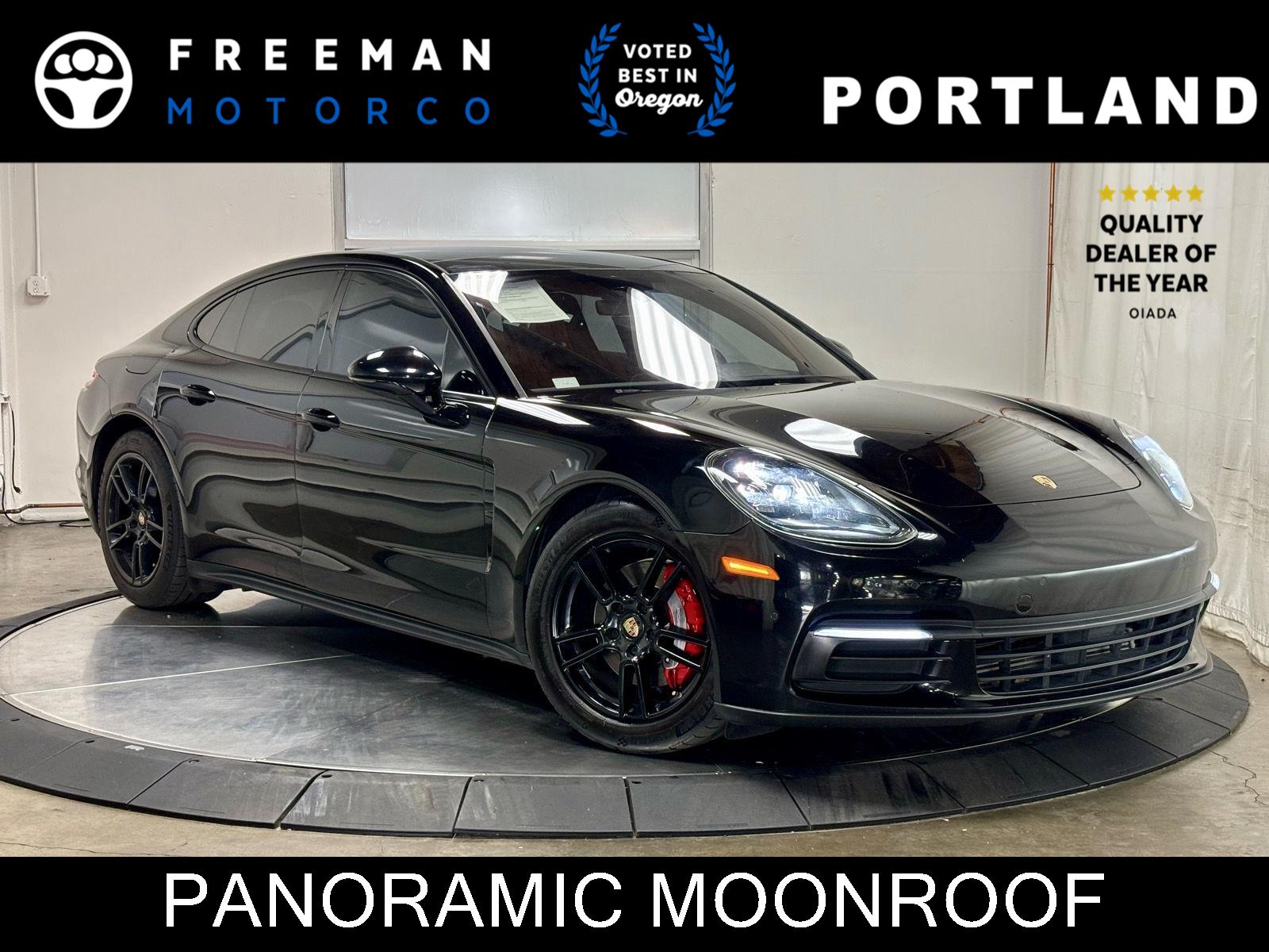 Black 2018 Porsche Panamera Sedan All-Wheel Drive Automatic